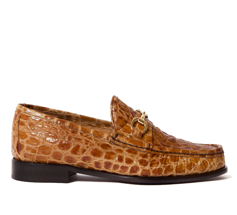 Beaufoy Loafer - Tan Croc